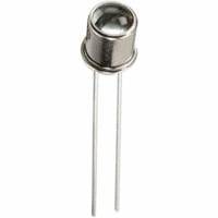 Excelitas Technologies Sensors Diode, Photo, SAR 400 to 1150nm, Id 7nA, Isc 90uA, Voc 350mV, TO-46, Rs 0.5Gohm, Cj 6pF