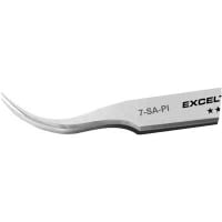 Excelta Corporation Tweezer, 4.5 in., Stainless steel