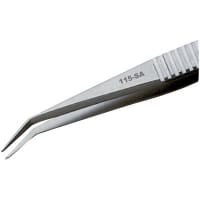 Excelta Corporation Tweezer, 4.25 in., Stainless steel