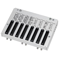 EXOR I/O Module with 20 DI 24VDC, 12 DO 24VDC 0, 5 A, 8 Prog AI, 4 Prog AO