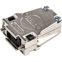 FCT by Molex D-sub Backshell, Size 1, Strain Relief FMK1G, Straight, 3.0 to 9.5mm, FMK Series