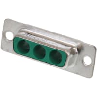 FCT by Molex Mixed Layout D-Sub Housing, Female, Tin-plated Shell without Dimples, 3 Circuit