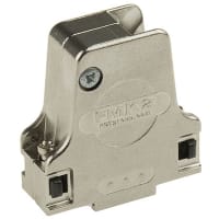 FCT by Molex - A COMPANY FMK Series Zinc Right AngleD-sub Connector Backshell 15 Way