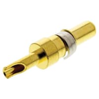 FCT by Molex FMP Series Male Solder D-Sub Connector Power Contact, Gold/Nickel FMP005P103