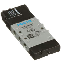 Festo Solenoid Valve, 5/2-Way, Pneumatic Reset, 24VDC, M7, 350 l/min, 4-8 bar