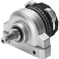 Festo Quarter Turn Semi-Rotary Actuator, Air, 180 deg, 25mm, Spigot Shaft, DSR Series