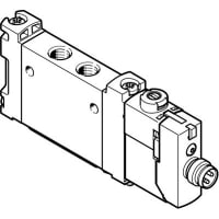 Festo Solenoid Valve 5/2-way valve, single solenoid 24VDC 10mm Port M5 VUVG Series