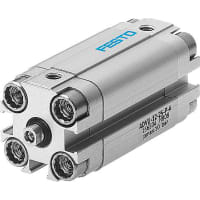 Festo Cylinder, compact, air, dbl act, 16x20mm stroke, female thrd, sensor ready, cush