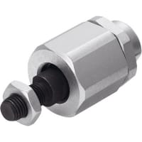 Festo Rod Coupler, M4 internal/external thread, self-aligning, Galvanized Steel