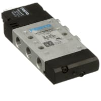 Festo Solenoid Valve, 5/2-Way, Pneumatic Reset, 24VDC, G 1/8, 800 l/min, 3-8 bar