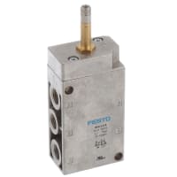 Festo Air Solenoid Valve, 5/2, Spring Return, Monostable, 2.2-8 Bar, G 1/4, MFH Series