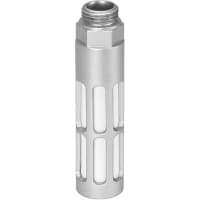 Festo Pneumatic Muffler, G 1/2 Thread, 0 to 10 bar, 81 dBA, Aluminum Body