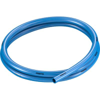 Festo Plastic Tubing, Blue, Polyurethane, 1 EA=1 Meter, 50M length, 10mmOD, PUN Series