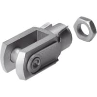 Festo Clevis Fastener, M10x1.25 internal thread, Galvanized Steel, SG Series