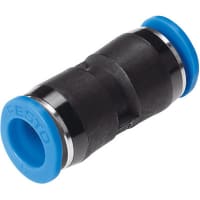 Festo Push-in Connector, 2 Ports 6mm OD tube, Blue ring