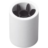 Festo Filter Cartridge, Size 4, 40 micron, Polyethylene material, White, MS Series