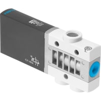 Festo Valve, 3/2 closed mech spr, 200L/min, G 1/8, -.9 to 8 bar, 2 pin plug