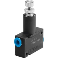 Festo Regulator, air pressure, 0-9 bar, knurled screw, QS-6, 70L/min