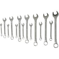 Allied Tools Wrench Set, Combo, 14-Pcs Metric, Alloy Steel