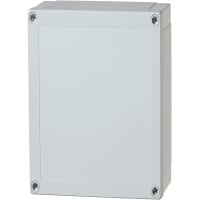 Fibox PC Enclosure, 3" Wide x 3" Deep x 5" High, Gray Cover, UL 508