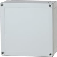 Fibox PC Enclosure, 4" Wide x 2.4" Deep x 4" High, Gray Cover, UL 508