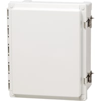 Fibox PC Enclosure, 8" Wide x 6" Deep x 10" High, Hinged Cover, SS Lockable Latch