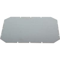 Fibox Sheet steel metal mounting plate for TEMPO