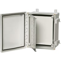 Fibox Swing Panel Kit with 6 x 6 Aluminum Panel