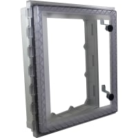 Fibox HMI Cover with Hinged Transparent screw cover. UL NEMA 4x.