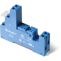 Finder DIN -Rail/Panel mount screw terminal (Box Clamp) socket for 46.52 relay (blue)