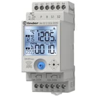 Finder Time Delay Relay, SMARTimer, 1224 V AC/DC, 2 independent channels 16A, 84 series