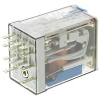 Finder Plug In Non-Latching Relay, 4CO / 4PDT, 7A 24VDC, 55 Series