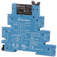 Finder SPDT Panel Mount Interface Relay, Module Screw, 6A 110 - 125V, 38 Series