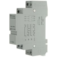 Finder Voltage Monitoring Relay, 208-480 VAC, SPDT, 6A/250V, DIN Rail, 70 Series