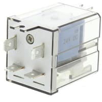 Finder SPST-NO Flange Mount Non-Latching Relay Tab, 30 A, 24V dc, 65 Series