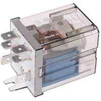 Finder SPST-NC, SPST-NO Flange Mount Non-Latching Relay Tab, 20 A, 24V dc