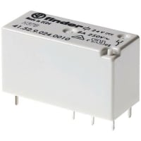 Finder DPDT PCB Mount Non-Latching Relay Through Hole, 48V dc