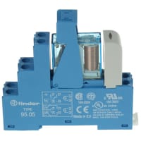 Finder SPDT DIN Rail Panel Mount Interface Relay Module Screw, 16A 24V dc