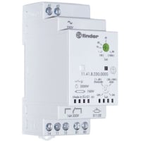 Finder Exterior Light Dependent Relay Lighting Time Switch 1 Channel, 230 Vac, 230 V ac