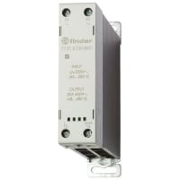 Finder SPST-NO Solid State Relay Screw DIN Rail or Panel, Zero Crossing, 30 A, 24 V dc