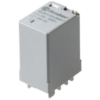 Finder 2PDT Plug In Non-Latching Relay Tab, 12A, 110V dc