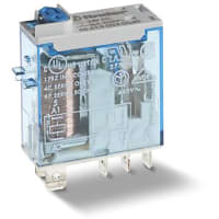 Finder Min. Industrial Relay, SPDT 16A, 24V DC coil, AgSnO2, lockable test button