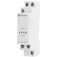 Finder SPDT DIN Rail Latching Relay Screw, 12 A, 230 - 240V ac Call and Reset