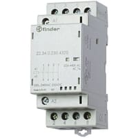 Finder 4NO DIN Rail Panel Mount Non-Latching Relay Screw, 25 A, 24V ac/dc