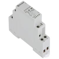 Finder Modular Contactor, DPST-NO 25A, 120V AC/DC Coil, LED & mech. Indicator