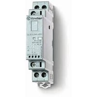 Finder Modular Contactor, DPST-NO 25A, 24V AC/DC Coil, AgSnO2 contact, LED, mech.