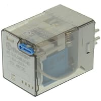 Finder 3PDT Plug In Non-Latching Relay Round Pin, 10 A, 48V dc, 60 Series