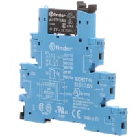 Finder SPDT Panel Mount Interface Relay, Module Screw, 6A 12VDC, 38 Series