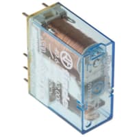 Finder SPDT PCB Mount Non-Latching Relay Through Hole, 12V dc