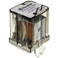 Finder DPST-NO Flange Mount Non-Latching RelayTab, 16 A, 230V ac